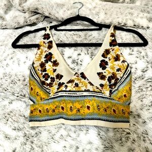Free People crop/tank/bralette size M